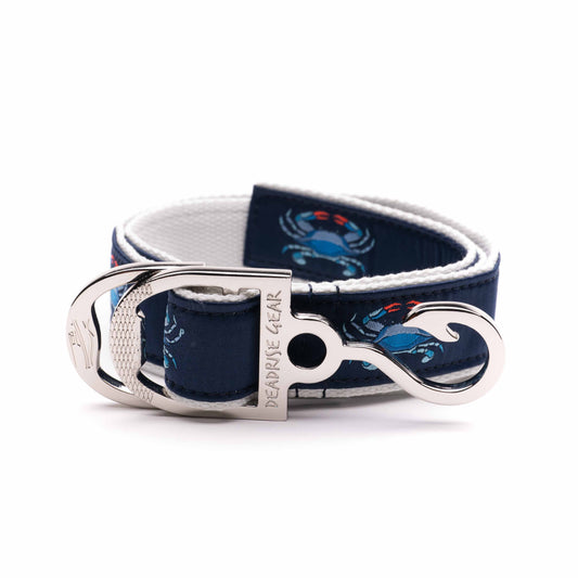 Blue Crab D-Ring Belt